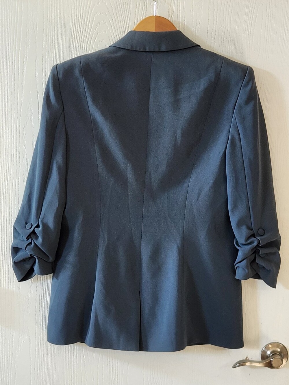 cinq a sept Slate Blue Single-Button Blazer - Picture 3 of 9